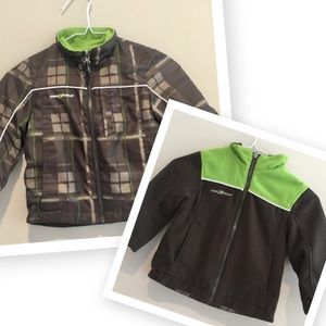 Boys ZeroXposur Reversible Brown Fleece jacket 2T